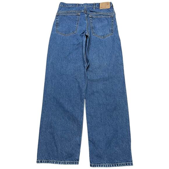 Vintage Timberland Men’s Blue Denim Jeans - 5 Pocket Straight Leg - size 32 - Picture 4 of 10